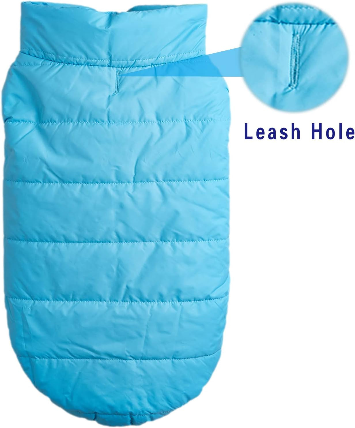 Dog Jacket Puppy Coat: Winter Windproof Dog Coats for Small Medium Large Dog Cold Weather Coats Warm Fleece Lined Doggie Coat Puppy Jacket (Blue, X-Small)